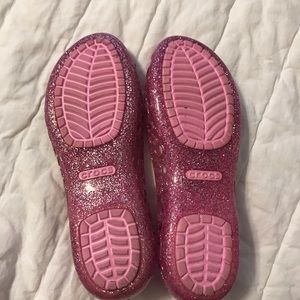 Practically new girls crocs